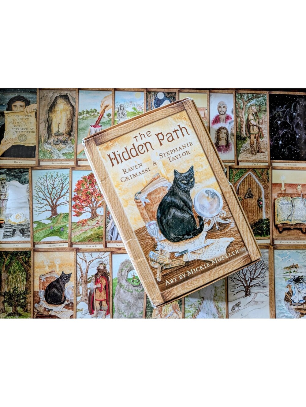 OOP Rare 1st Ed The Hidden Path Oracle Deck Grimaud & Taylor Vintage